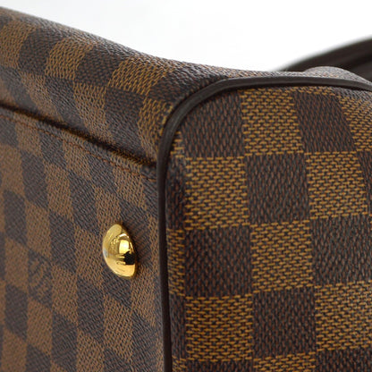 Louis Vuitton Trevi Damier, Brown, Canvas, Handbag