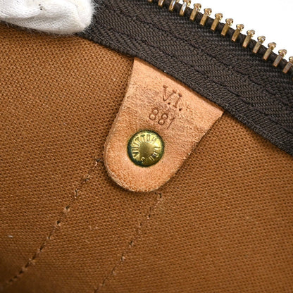 Louis Vuitton Keepall Monogram, Brown, Canvas, Travel Bag