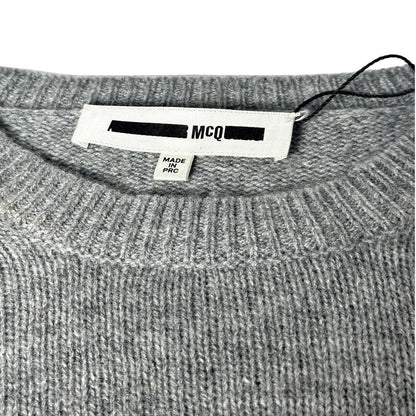 ALEXANDER MCQUEEN Cold Shoulder Wool Sweater