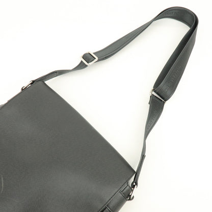 Louis Vuitton Roman Taiga Leather, Gray, Leather, Handbag