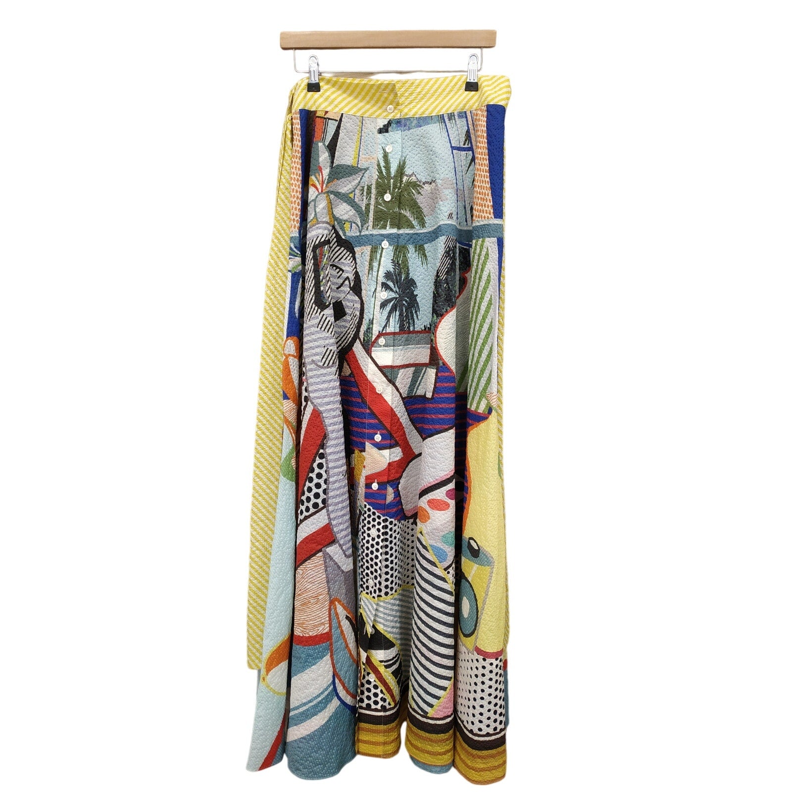MARY KATRANTZOU Camilla Pop Art Maxi Skirt