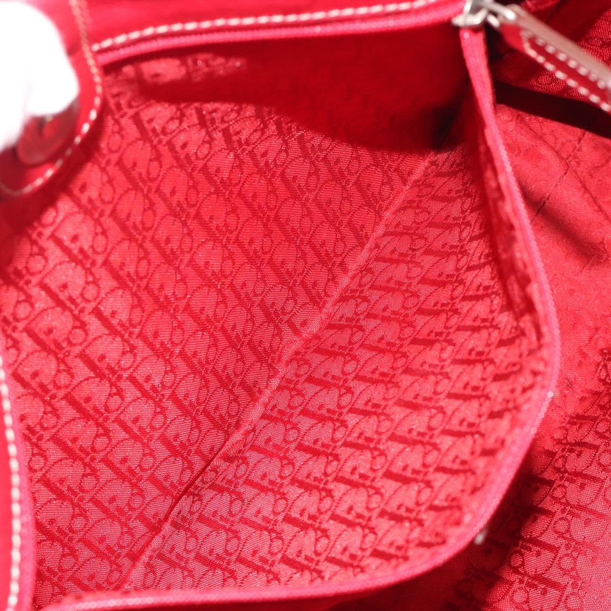 Christian Dior CD Shoulder bag Leather, Red, Leather, Shoulder Bag