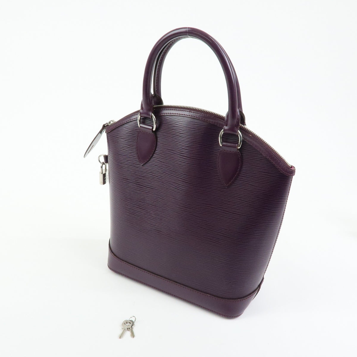 Louis Vuitton Lockit Epi Leather, Purple, Leather, Handbag