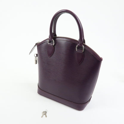 Louis Vuitton Lockit Epi Leather, Purple, Leather, Handbag