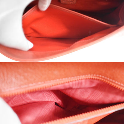 Celine Shoulder Leather, Red, Leather, Shoulder Bag