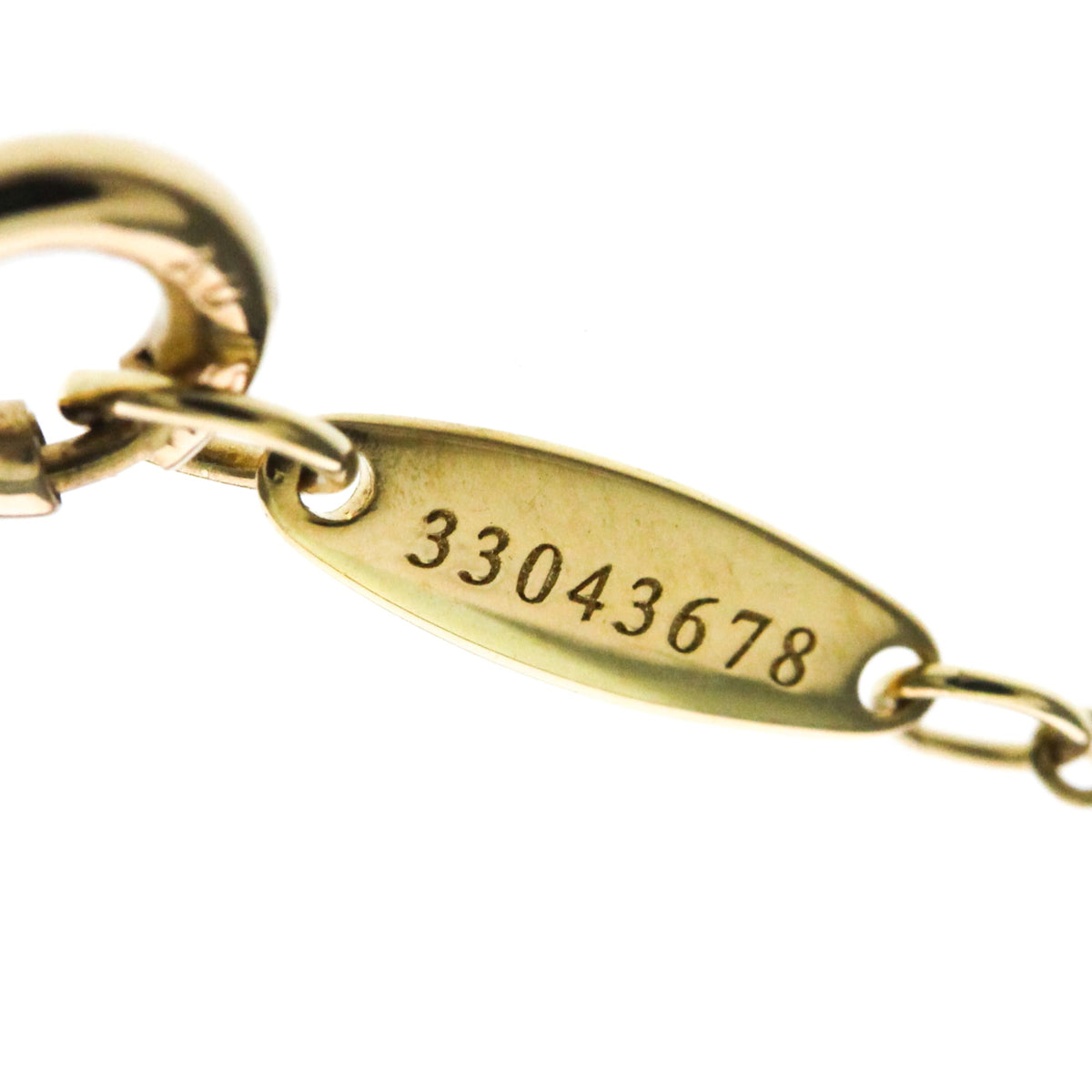Tiffany & Co. Elsa Peretti Diamonds By The Yard Pendant 18K Yellow Gold with Diamond, Gold, Yellow Gold, Necklace