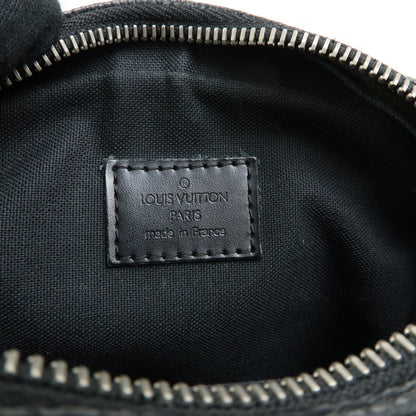 Louis Vuitton Rem Damier Graphite, Black, Canvas, Handbag
