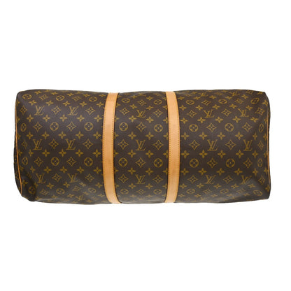 Louis Vuitton Keepall Monogram Canvas, Brown, Canvas, Travel Bag