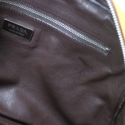 Prada Bauletto Saffiano Leather, Beige, Leather, Handbag