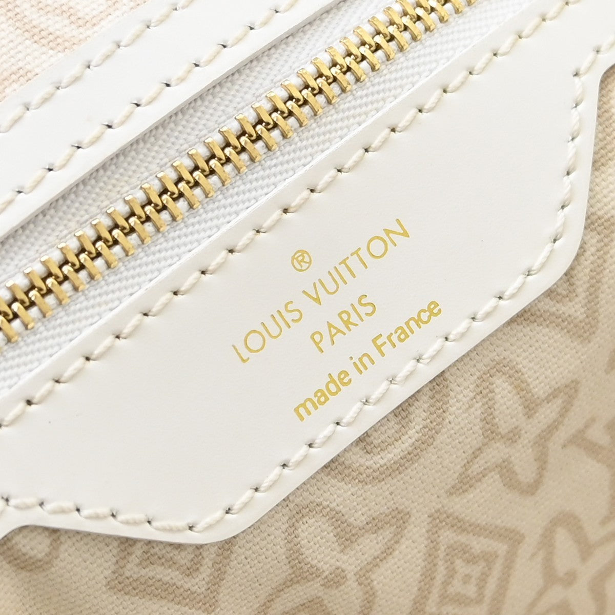 Louis Vuitton Tahitienne Cabas Canvas, Beige, Canvas, Tote Bag