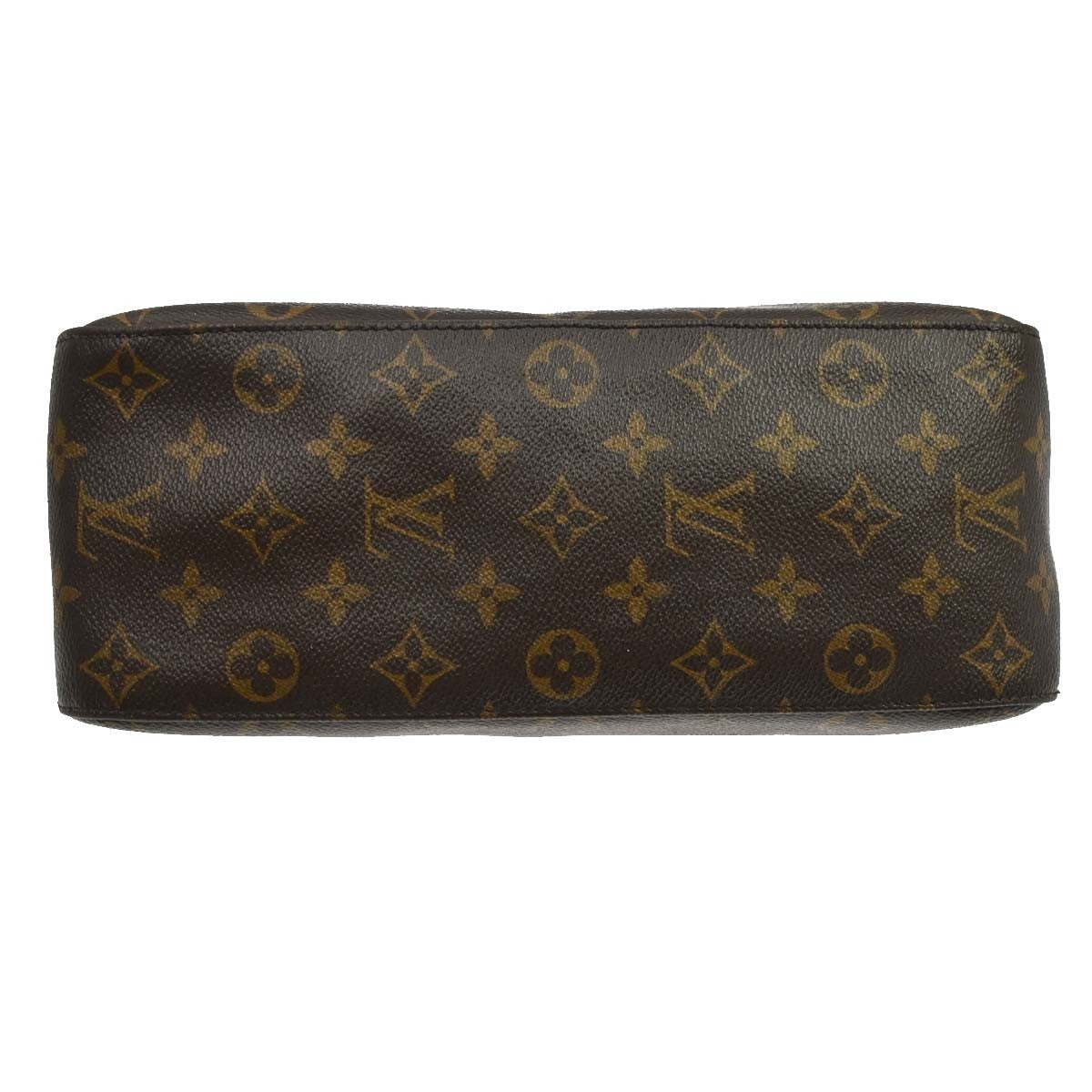 Louis Vuitton Looping Monogram Canvas, Brown, Canvas, Handbag