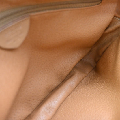 Celine Macadam Leather, Brown, PVC, Shoulder Bag