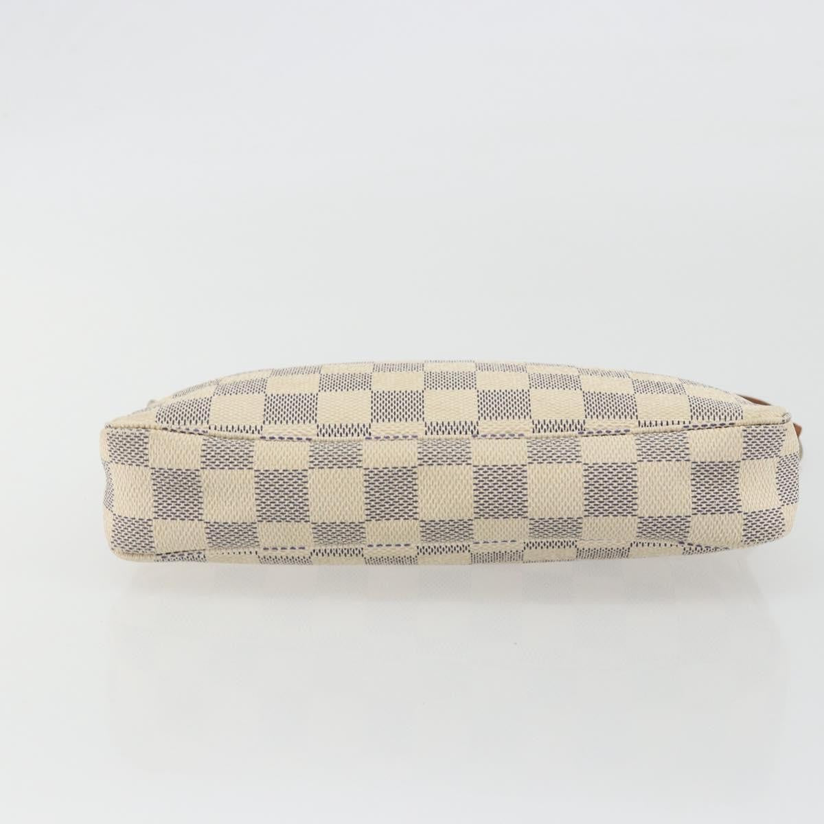 Louis Vuitton Pochette Accessoires Damier, Beige, Canvas, Clutch