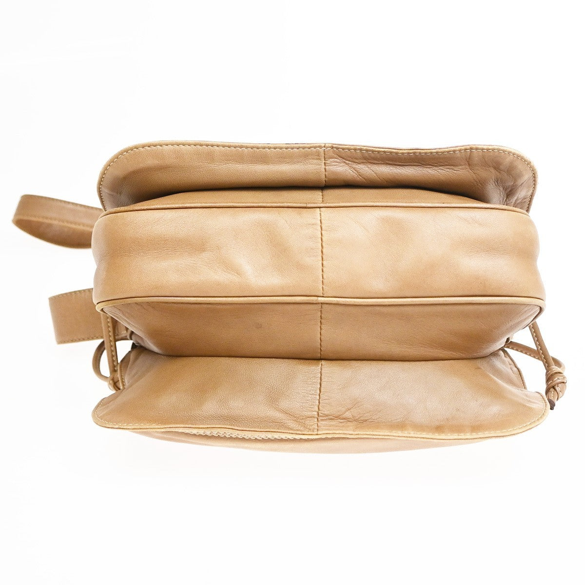 Loewe Anagram Leather, Beige, Leather, Shoulder Bag