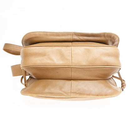 Loewe Anagram Leather, Beige, Leather, Shoulder Bag
