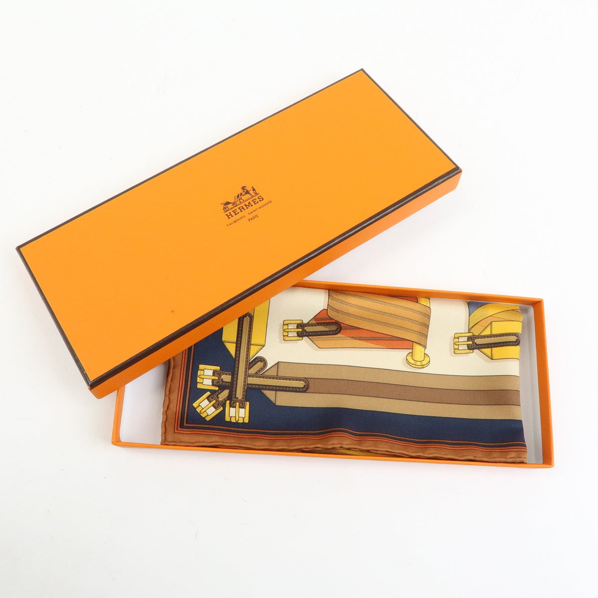 Hermes Carré 42 Silk, Multicolour, Silk, Scarf