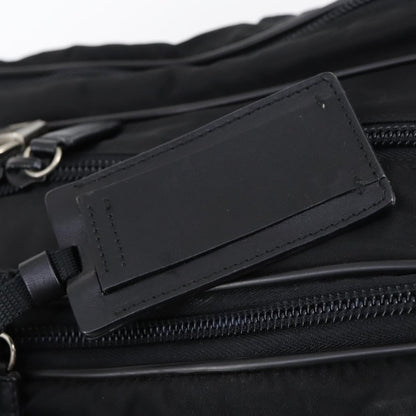 Prada Porta Computer Tessuto and Saffiano Leather, Black, Nylon, Briefcase