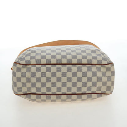 Louis Vuitton Soffi Damier Ebene, White, Canvas, Handbag