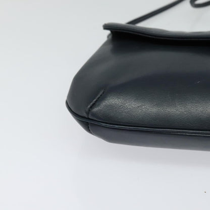 Givenchy Vintage 4G Leather, Navy, Leather, Shoulder Bag