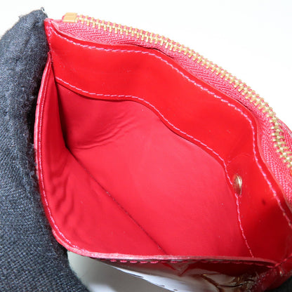 Louis Vuitton Pochette Clés Patent Leather, Red, Patent Leather, Wallet