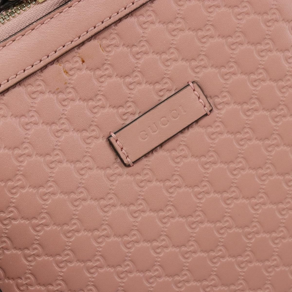Gucci Britt Convertible Dome Satchel Microguccissima Leather, Pink, Leather, Tote Bag