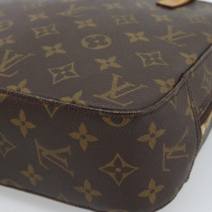 Louis Vuitton Spontini Monogram Canvas, Brown, Canvas, Handbag