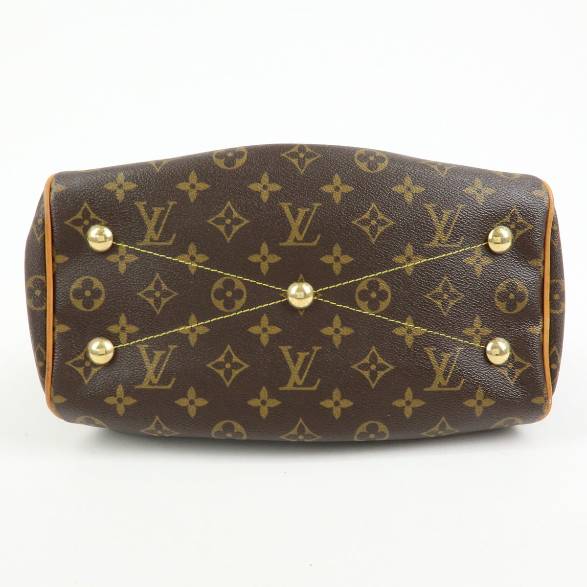 Louis Vuitton Tivoli Monogram Canvas, Brown, Canvas, Handbag