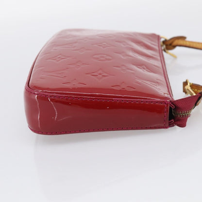 Louis Vuitton Pochette Accessoires NM Monogram Vernis, Pink, Patent Leather, Clutch