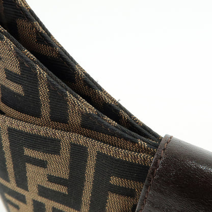 Fendi Vintage Zucca Canvas, Brown, Canvas, Tote Bag