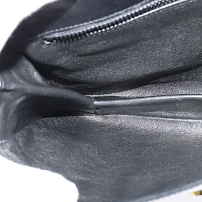 Bally Vintage Leather, Black, Leather, Shoulder Bag