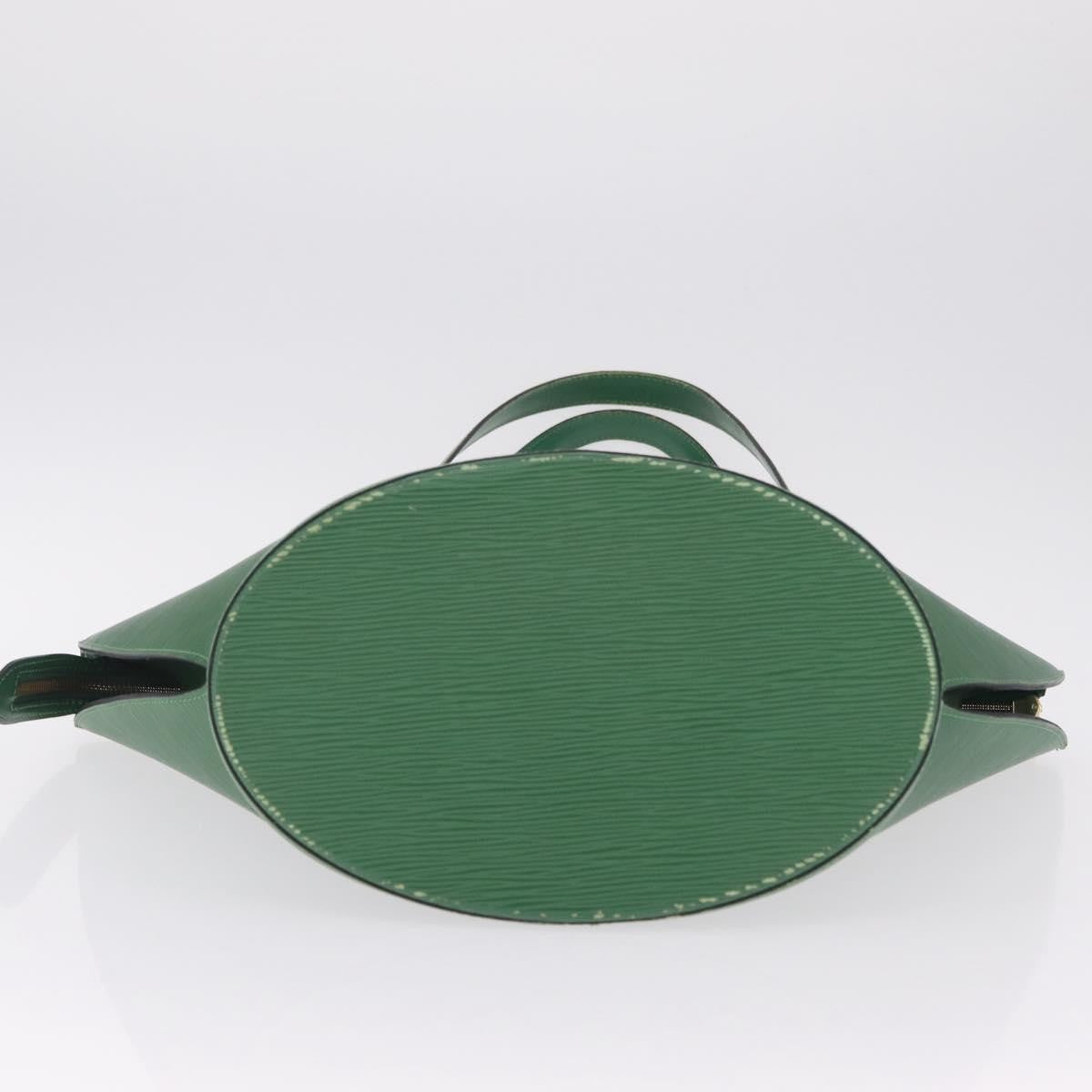 Louis Vuitton Saint Jacques Epi Leather, Green, Leather, Handbag