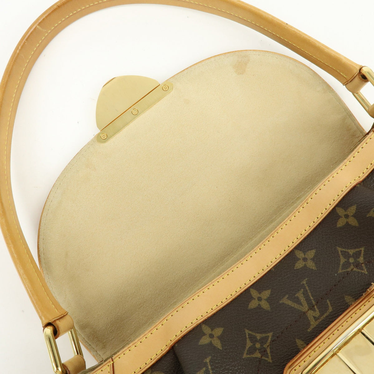 Louis Vuitton Beverly Monogram Canvas, Brown, Canvas, Handbag