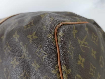 Louis Vuitton Keepall Monogram Canvas, Brown, Canvas, Travel Bag