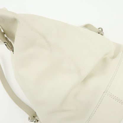 Loewe Anton Sling Leather, White, Leather, Handbag