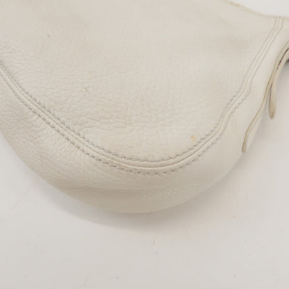 Bottega Veneta Shoulder Leather, White, Leather, Shoulder Bag