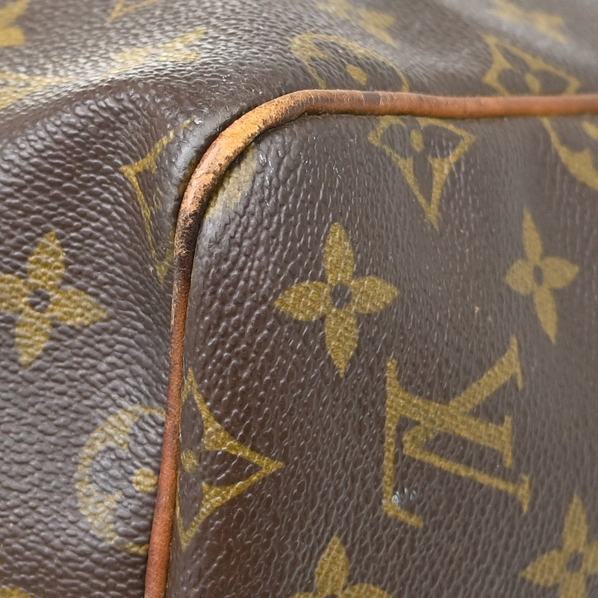 Louis Vuitton Keepall Monogram Canvas, Brown, Canvas, Travel Bag