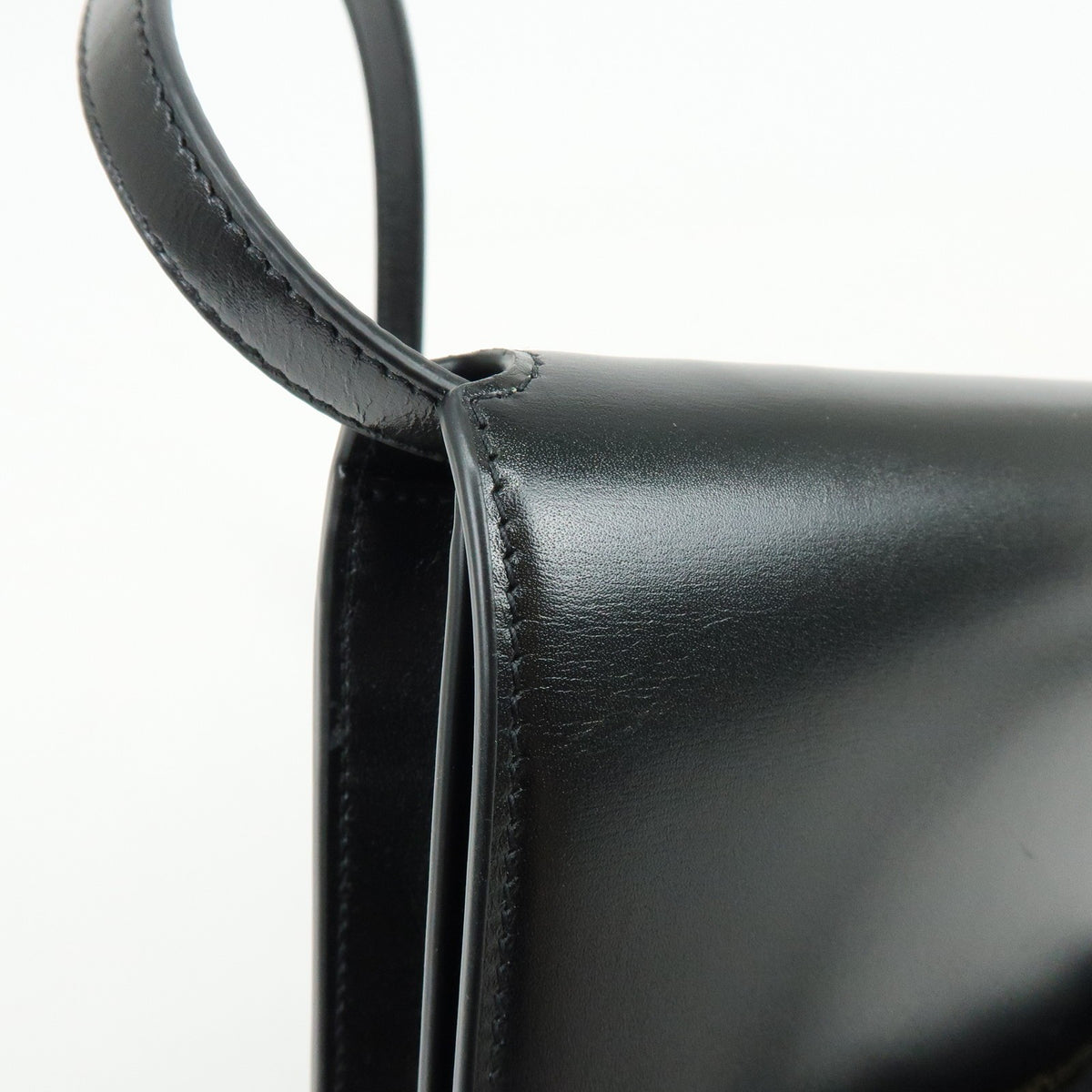 Saint Laurent Paris Chain Leather, Black, Leather, Crossbody Bag