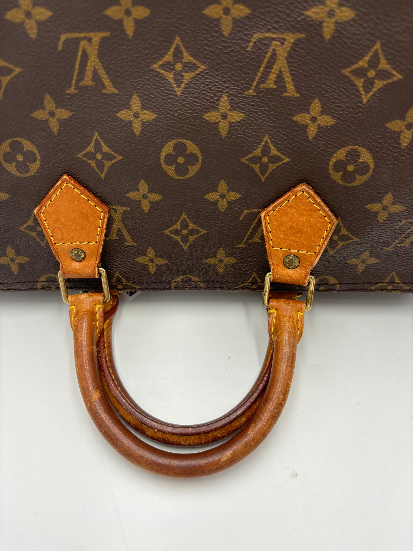 Louis Vuitton Speedy Monogram Canvas, Brown, Canvas, Handbag