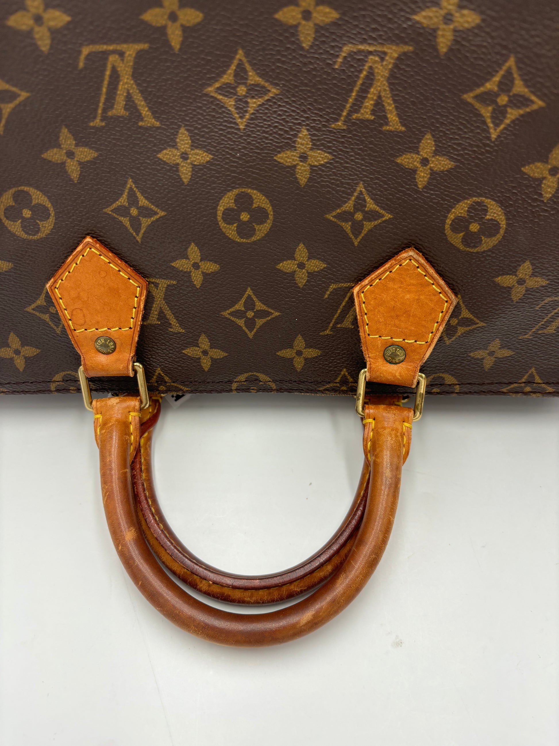 Louis Vuitton Speedy Monogram Canvas, Brown, Canvas, Handbag