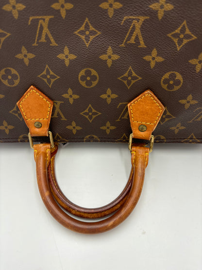 Louis Vuitton Speedy Monogram Canvas, Brown, Canvas, Handbag