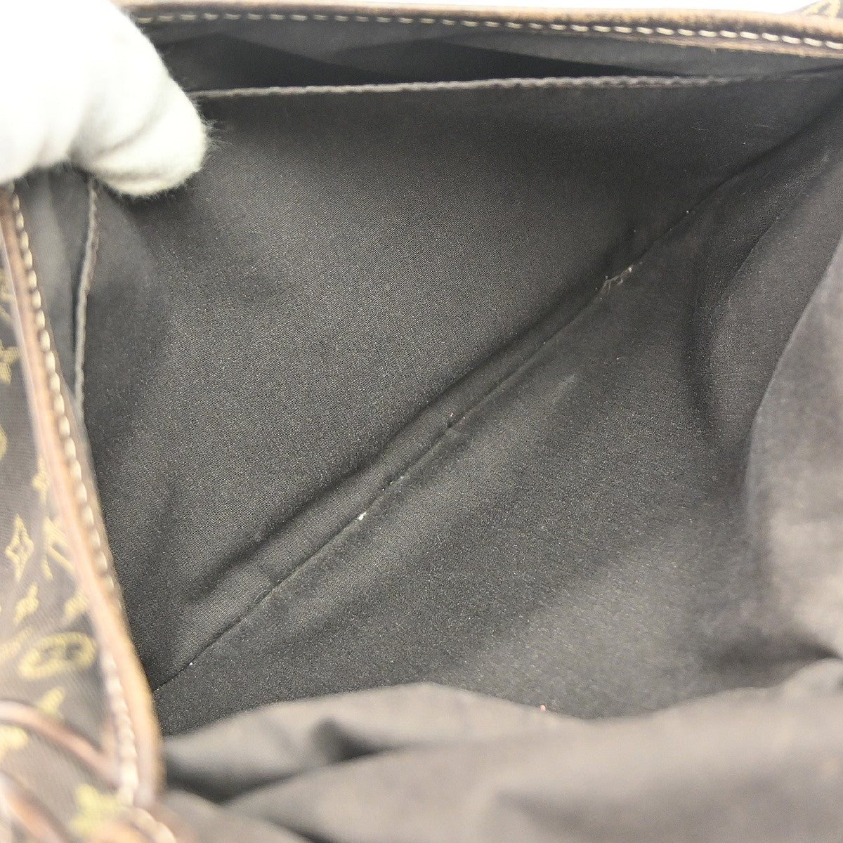 Louis Vuitton Saumur Mini Lin, Brown, Canvas, Shoulder Bag