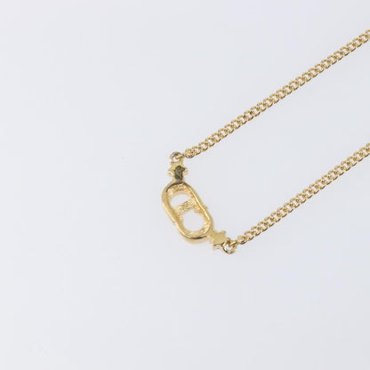 Christian Dior Clair D Lune Pendant Metal with Crystals, Gold, Metal, Necklace