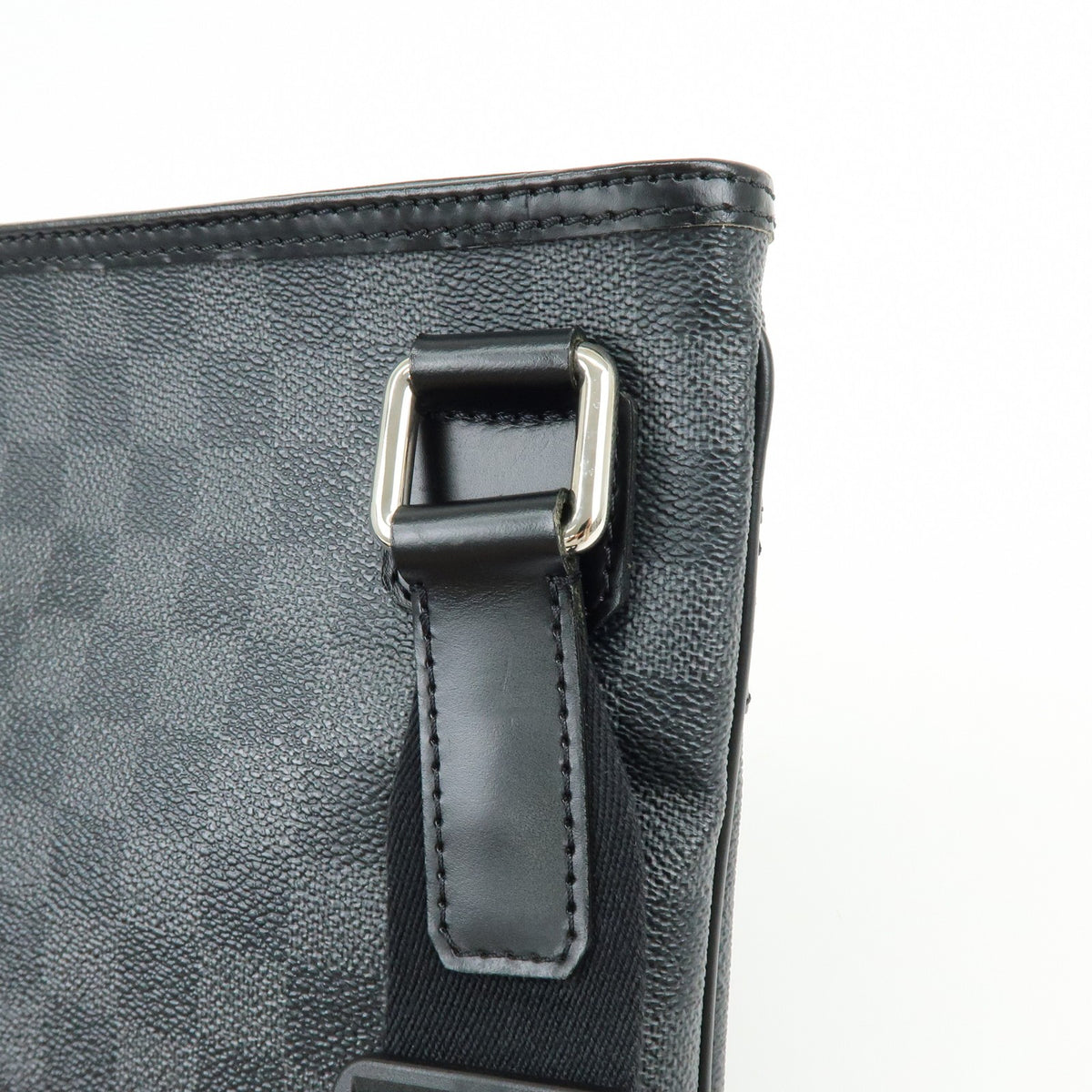 Louis Vuitton Thomas Damier Graphite, Black, Canvas, Handbag