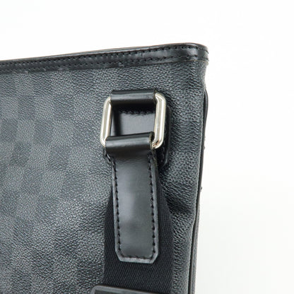Louis Vuitton Thomas Damier Graphite, Black, Canvas, Handbag