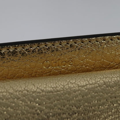 Chloe Georgia Leather, Gold, Leather, Shoulder Bag