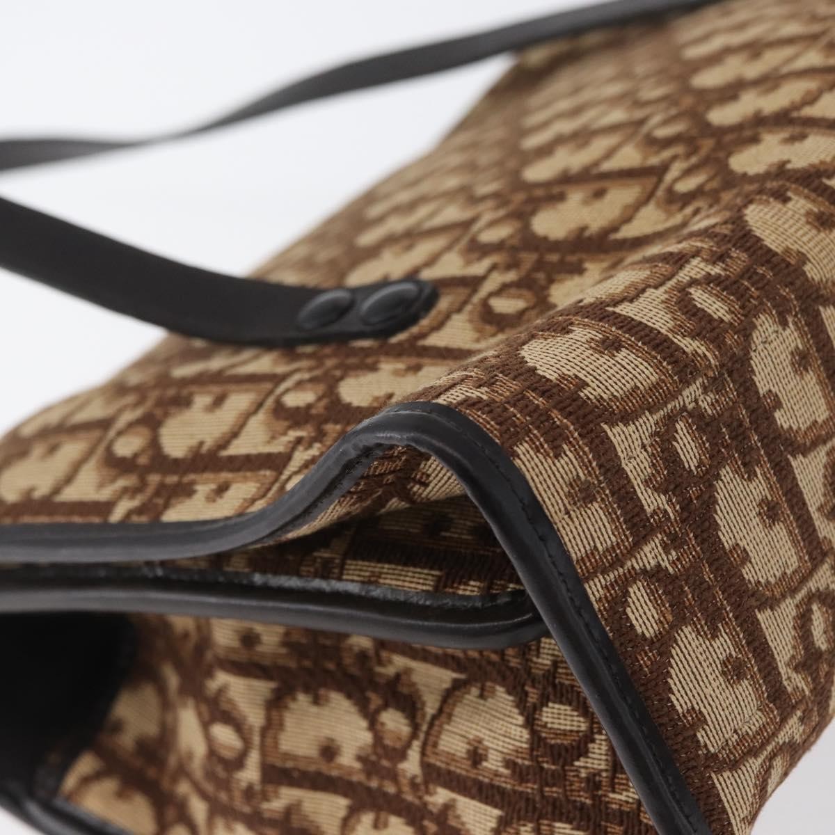 Christian Dior Trotter Canvas, Beige, Canvas, Shoulder Bag