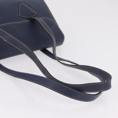 Loewe Tote Leather, Navy, Leather, Tote Bag