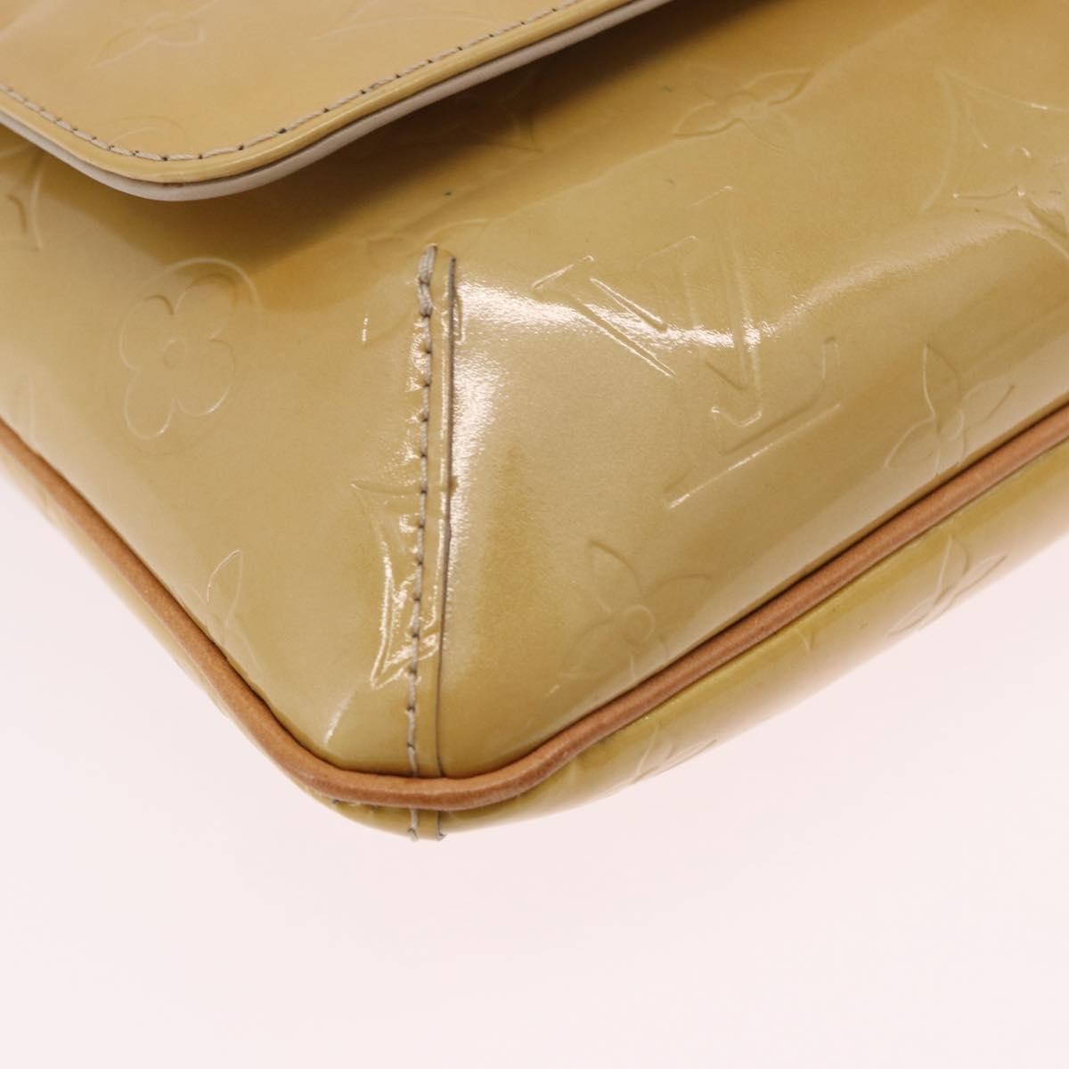 Louis Vuitton Thompson Street Monogram Vernis, Yellow, Patent Leather, Shoulder Bag