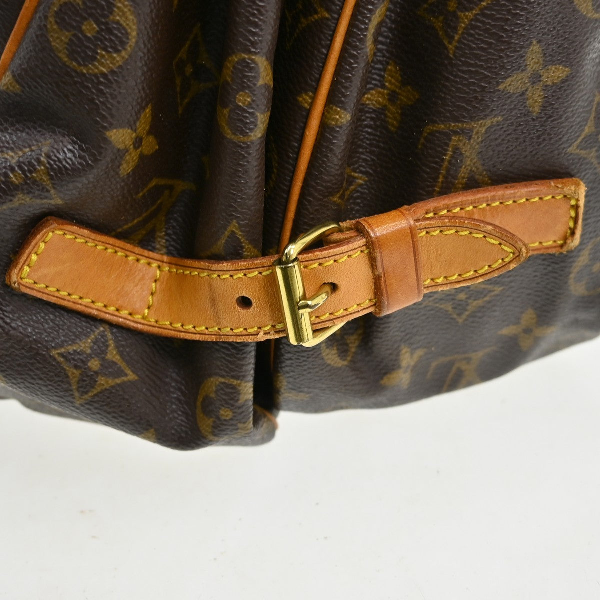 Louis Vuitton Saumur Monogram Canvas, Brown, Canvas, Shoulder Bag
