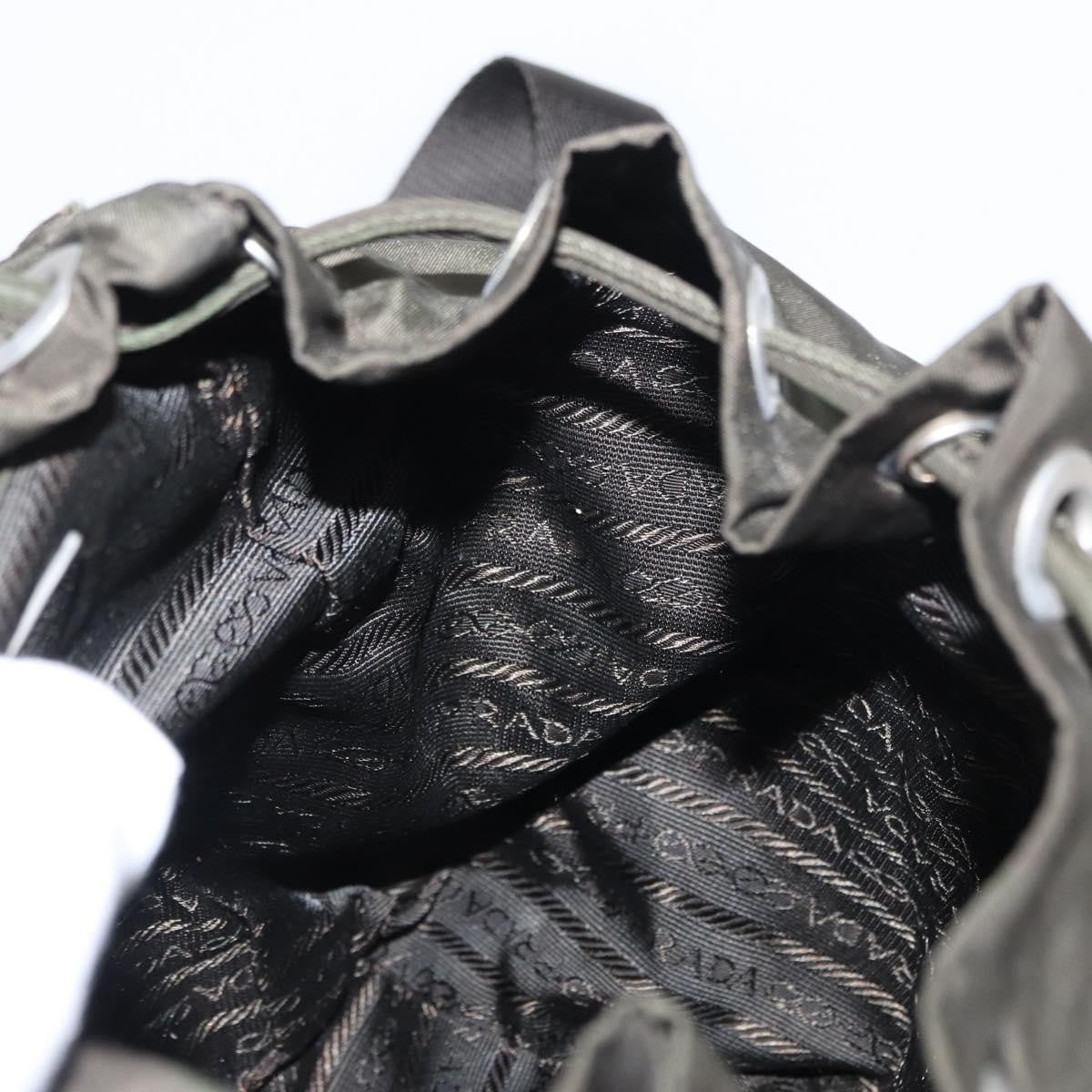 Prada Front Pocket Tessuto, Khaki, Nylon, Backpack